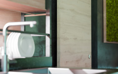 Porte coulissante en applique, coulicool, bricolage, porte, porte coulissante, grande surface, bois, porte bois, moderne, tendance, design, contour de porte, recouvrir dormants, nez de cloison