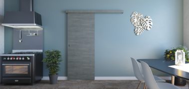 Porte coulissante en applique, coulicool, bricolage, porte, porte coulissante, grande surface, bois, porte bois, moderne, tendance, design, contour de porte, recouvrir dormants, nez de cloison